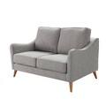 Sofa Venuste grau linen 2-Sitzer