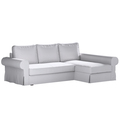 Backabro Sofa Bett mit Chaise Longue Bezug