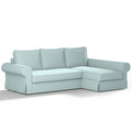Backabro Sofa Bett mit Chaise Longue Bezug