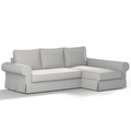 Backabro Sofa Bett mit Chaise Longue Bezug