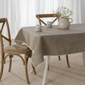 Linen Tablecloth mit Lace
