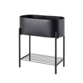 Pflanzenständer Valery Duo 40x19x45cm schwarz