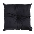Quadratisches Velvet-Kissen mit Knopf