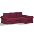 Backabro Sofa Bett mit Chaise Longue Bezug