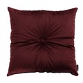 Quadratisches Velvet-Kissen mit Knopf