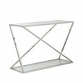 Konsolentisch Vertigo silber 120x40x80cm