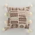 Kissenbezug für Kissen Tassel Nomad Tribal 45x45 cm