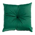 Quadratisches Velvet-Kissen mit Knopf