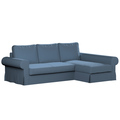 Backabro Sofa Bett mit Chaise Longue Bezug