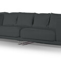 Rückenösand 3-Sitzer fest Sofa Bezug