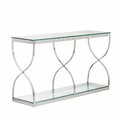 Konsolentisch Dubai silber 140x40x80