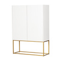 Kleiderschrank Wavy weiß